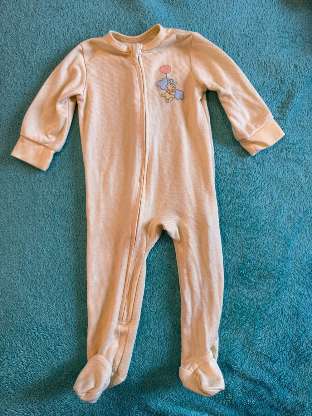 Disney’s Winnie the Pooh Yellow Footed Baby Pajamas